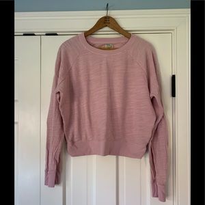J Crew Vintage fleece pink size S